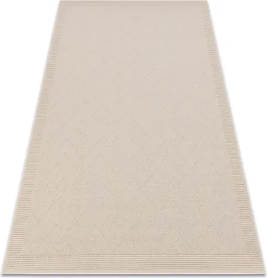 Produktbild von Wollteppich VILLA 7636/68200 Zigzag SIZAL, flachgewebt beige beige 160x230 cm