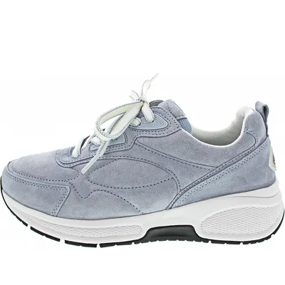 Produktbild von Gabor Comfort Damen sportlicher Schnürer in Blau, Größe 6.5