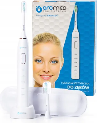 Obrázek produktu pro Szczoteczka soniczna do zębów Oromed Oro-Brush biała