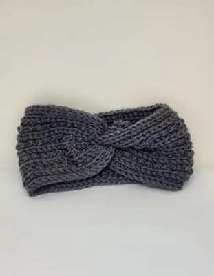 Produktbild von Jumada's – Wintermode-Haarband – Grau – Stirnband-Ohrenwärmer