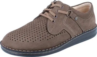 Zdjęcie produktu dla Finn Comfort, 96108, męskie, profilaktyczne sznurowane buty, brązowy, skóra, NOWOŚĆ - buty męskie, wygodne buty, brązowy