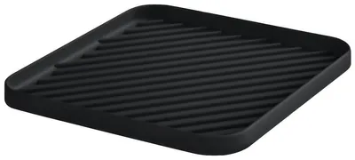 Immagine prodotto di Scolapiatti in silicone - Lavello e bagno - Antiscivolo - Nero
