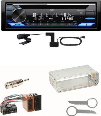 Produktbild von JVC KD-DB922BT Bluetooth Digitalradio Einbauset für Mercedes A C M Klasse