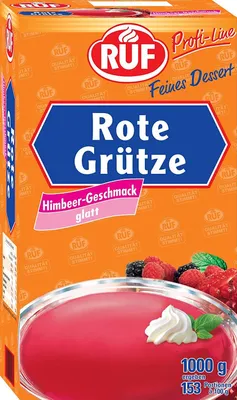 Produktbild von RUF Rote Grütze Himbeer-Geschmack 1000g