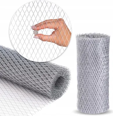 Produktbild von Putztraeger Streckmetall Verzinkt - 25 cm x 10 m - Leduchowski, Fuer Putzarmierung, Sturz- Und Rissverstaerkung, Masche 32 x 14 mm, 0,6 mm
