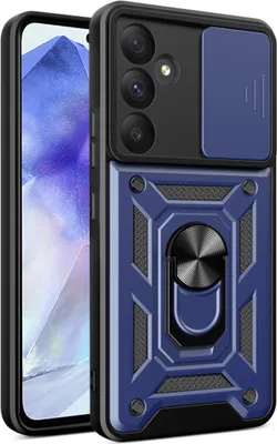 Produktbild von Techsuit Camshield Back Cover Hülle für Samsung Galaxy A55 - Blau