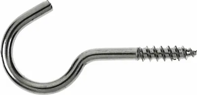 Produktbild von SB Schraubhaken 3,3x60mm gebogen, verzinkt, Inhalt: 6 Stück