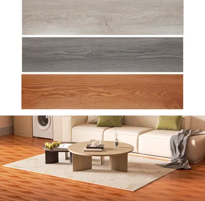 Produktbild von Hengda 2 m² PVC Bodenbelag Vinylboden Holzbraun Selbstklebende Holz-Effekt Fliesen Vinyl-Fliesen klicksystem für Fußbodenheizung | 91,44cm x 15,24 cm| 14 Stücke