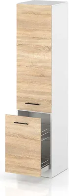Zdjęcie produktu dla Słupek Kuchenny Stojący 50Cm Szafka Cargo S50 Spremium Dąb Sonoma