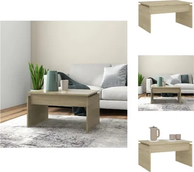 Produktbild von vidaXL Couchtisch Sonoma-Eiche 68x50x38 cm Holzwerkstoff - Couchtische