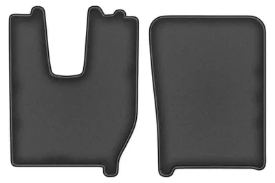 Image de Tapis de sol en moquette pour Iveco S-WAY 2019- (camion) – jeu 4 pièces, gris graphite, sur mesure – Wielganizator DURBAN