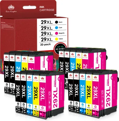 Produktbild von 20x Druckerpatronen 29XL für Epson 29 XL Multipack Kompatibel für Epson 29XL XP-247 XP-255 XP-330 XP-332 XP-335 XP-342 XP-432 XP-435 XP-442 XP-445 XP-452