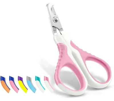 Productafbeelding van WePet Dierennagelknipper (U07.1) - Professionele nagelknipper voor katten, kittens, honden, pups en kleine huisdieren - Wit/Roze