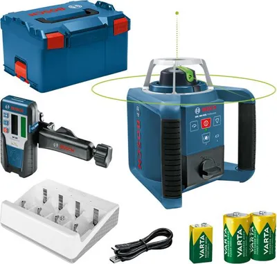 Produktbild von Rotationslaser GRL 300 HVG + LR 1 G, Batterien: 1 x 9V + 2 x 1,2V HR20 in L-BOXX