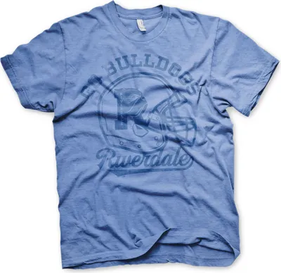 Produktbild von Riverdale - Go Bulldogs Vintage T-Shirt - Small - Blue-Heather