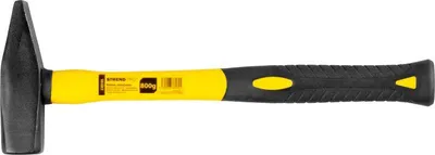 Produktbild von Hammer Strend Pro HM112 800 g, Schlosserhammer, Fiberglasgriff, TPR, Stiellänge 350mm