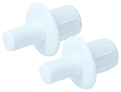 Produktbild von vhbw 2x Bolzen für Gefrierfachklappe kompatibel mit Bosch KGN56AW204/05 Gefrierschrank, Kühlschrank - Klappenhalter