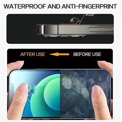 Produktbild von Für iPhone 15 Plus/ 14 Pro Max Schutzglas Panzerfolie Displayfolie mit Anbringhilfe