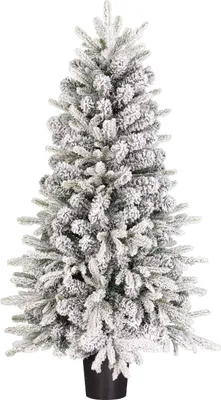 Produktbild von Black Box Trees Grimshaw Künstlicher Weihnachtsbaum im Topf - H120 x Ø55 cm - Grün