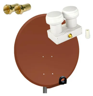 Produktbild von PremiumX SAT Anlage 80cm Antenne Aluminium Single Monoblock WE F-Stecker
