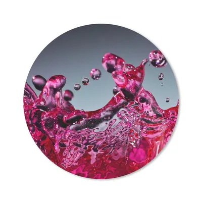 Produktbild von MuchoWow® Mauspad Mousepad Wasser - Abstrakt - Rosa - Tropfen 20x20 cm - Mousepads - Maus Mat - Pad - Mausunterlage - Schreibtischmatte