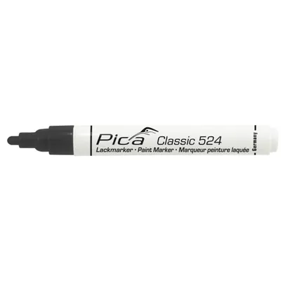 Obrázek produktu pro Pica-Marker 524/46, Černá, Bílá, Zaoblený hrot, Kulatý, 2 mm, 4 mm