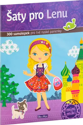 Produktbild von Šaty pro LENU - kniha samolepek