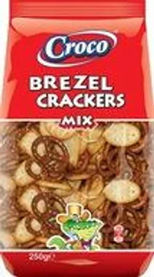 Zdjęcie produktu dla Krakersy Croco z sezamem i makiem 100 g