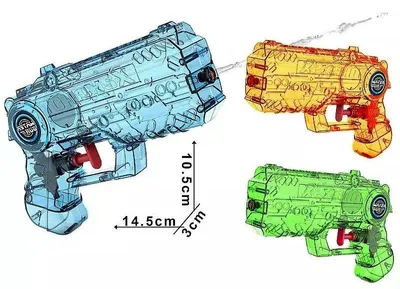 Obrázek produktu pro Vodní pistole 22cm MIX