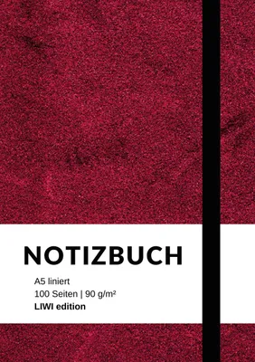 Produktbild von Notizbuch A5 liniert - 100 Seiten 90g/m² - Soft Cover violett -Papier