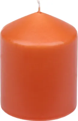Produktbild von Stumpenkerzen Dunkelorange 100/77 mm, 4 Stück Steinhart Kerzen in RAL-Kerzen Güte Qualität