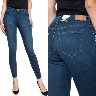 Produktbild von WRANGLER, Damen Jeanshose, Skinny fit, SKINNY, W24 L32, Blau, Jeans, baggyjeans, buggy