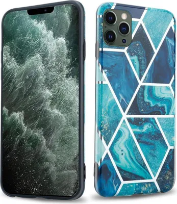 Zdjęcie produktu dla Etui ochronne Cadorabo do Apple iPhone 12 PRO MAX w kolorze niebieskim Etui TPU na telefon komórkowy Etui Cover