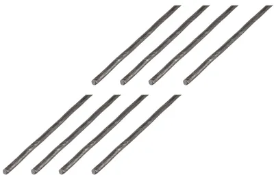 Image de Alberts, 8 barres rondes, acier brut, diamètre Ø12 mm, longueur 2 mètres