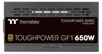 Zdjęcie produktu dla Thermaltake Toughpower ATX 650W Gold, 650 W, 100 - 240 V, 780 W, 50 - 60 Hz, 10 A, Aktywne