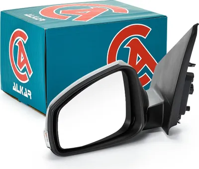 Produktbild von ALKAR 6139232 Außenspiegel Seitenspiegel Links für RENAULT MEGANE III Grandtour (KZ0/1) Beheizt Asphärisch Grundiert Elektrisch