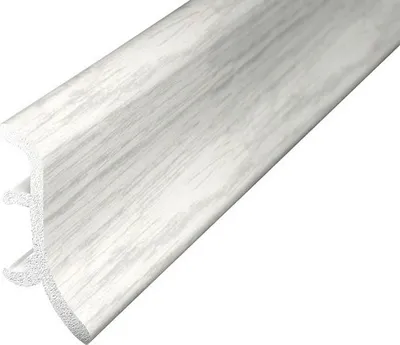 Produktbild von Prinz Sockelleiste geschäumt esche weiß 48x2500 mm