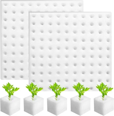 Productafbeelding van Hydrocultuurspongetjes, 25x25x25 mm, 200 stuks, voor plantenveredeling