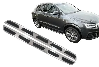 Imagen del producto de Escalones laterales para Audi Q3 8U, modelos de 2011 a 2017.