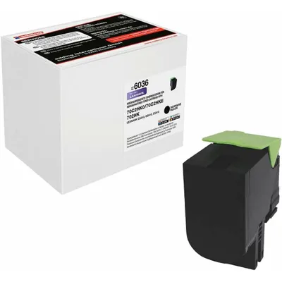 Immagine prodotto di edding EDD-6036 schwarz Toner ersetzt LEXMARK 70C2HK0