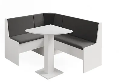 Obrázok produktu pre Rohová lavicová zostava Vicco Ramon biely 60 x 60 cm s rohovým stolom, Model 63214