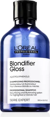Produktbild von L’Oréal Paris Serie Expert Blondifier Gloss, Frauen, Professionell, Shampoo, Gefärbtes Haar, Blond, 300 ml