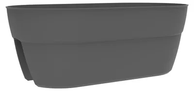 Obrázek produktu pro Truhlík na balkon závěsný - 19,5 l - Antracitově šedá - 56 x 30,1 x 20,6 cm
