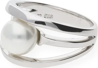 Produktbild von JuwelmaLux Ring Silber 925/000 mit Perlenimitat JL10-07-0446 54