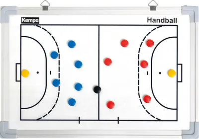 Image de Kempa TABLEAU TACTIQUE AVEC PIÈCES DE JEU MAGNET, blanc