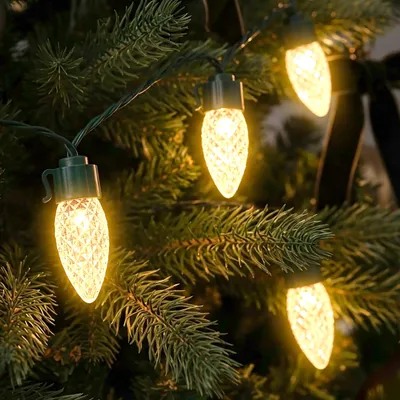 Produktbild von 3.01 Vintage Lights Lichterkette mit Funktionen - ca. 9,8m / 50 LED - Retro Lichterkette für Innen und Außen