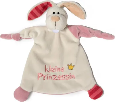 Produktbild von Schmusetuch Hase kleine Prinzessin 25x25