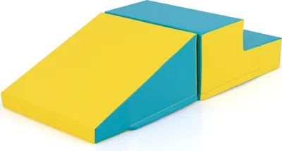 Produktbild von DREAMADE 2-teiliges Kletterspielzeug-Set für Kleinkinder, Rutsch- und Treppenspielzeug mit abnehmbarem Kunstleder-Bezug & Schaumstoffpolsterung(Grün)