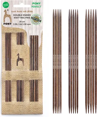 Produktbild von Pony JUST JUTE© PERFECT Nadelspiele im Set, 2.50 - 3.50 mm
