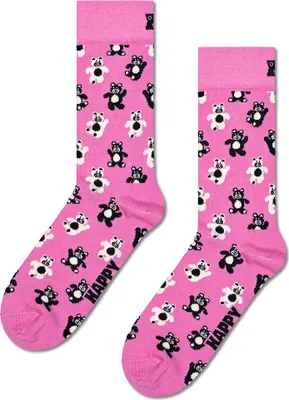 Image de Happy Socks Teddy Bear crew socks pink EU 41-46 men pink EU 41-46
